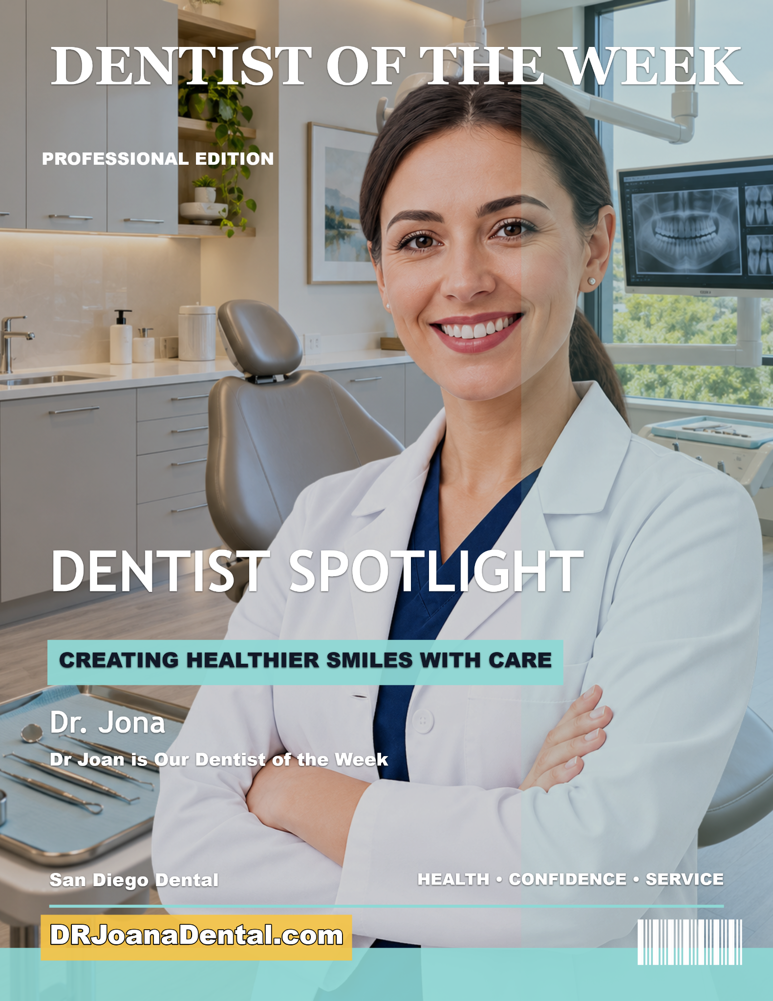 Fictional Dentist of the Week promotional spotlight example